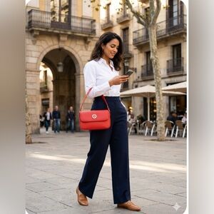 CXL Christian Lacroix Karen Caviar
Shoulder Bag - Red NWT